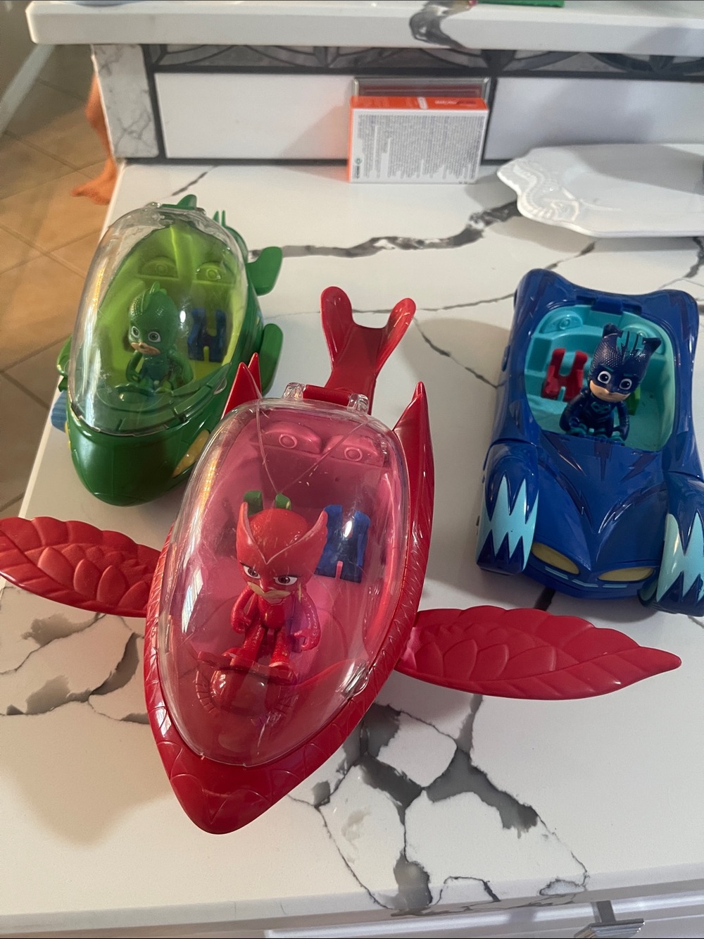 PJ Masks lights and sounds Vehicle set Catboy, Gecko and Owlette